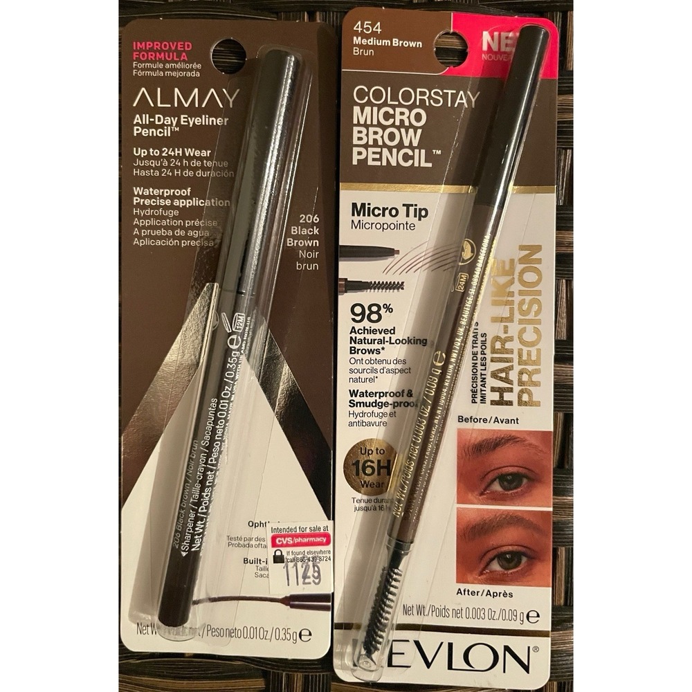 Assorted Eye Pencils, 4 Counts -‎ Brown Shades - Picture 2 of 3